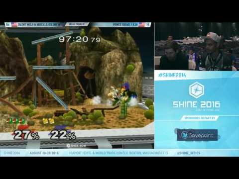 Shine 2016 SSBM - Prince Squad Vs. Silent Wolf and the NorCals - Melee Crews Grand Finals
