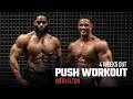 INSANE Push Workout With IFBB Pro Elton At Oxygen Gym Dubai 4 Weeks Out