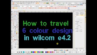 How to travel 6 colour design in wilcom e4 2