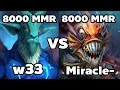 w33 8000MMR Plays Leshrac vs Miracle- 8000MMR ...