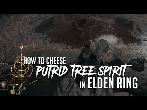 How to Cheese Putrid Tree Spirit at Haligtree in Elden Ring (Easy Kill)
