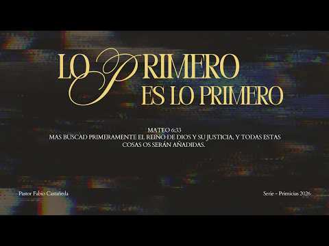 First things first. (Part 1)