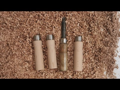 DIY Schraubzwingen griffe aus Buche Drechseln