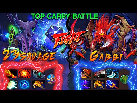 23SAVAGE With FACELESS Void Meet GABBI With URSA | Super Battle of 2 SEA Monster Carries | Dota 2