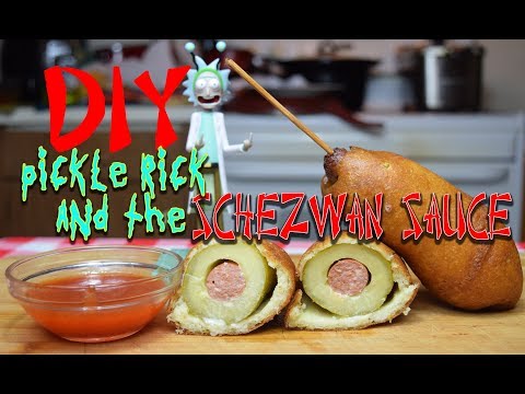 Rick and Morty Pickle Rick & Schezwan Sauce McDonald's DIY CopyCat Recipe