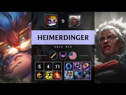 Heimerdinger Mid vs Ambessa - NA Master Patch 25.21