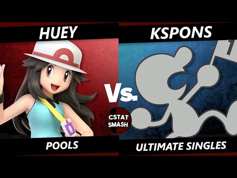 NO CAPS 9/13/19  - Huey (Pokemon Trainer) vs Kspons (G&W) Smash Ultimate Pools Winners Semis