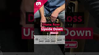 “Upside Down” 🆙 by Diana Ross | Cajon Groove-Tutorial! ✨ #percussion #cajoncover #cajon