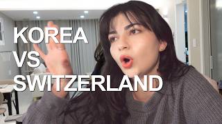 10 Crazy Differences between  KOREA 🇰🇷 & SWITZERLAND🇨🇭