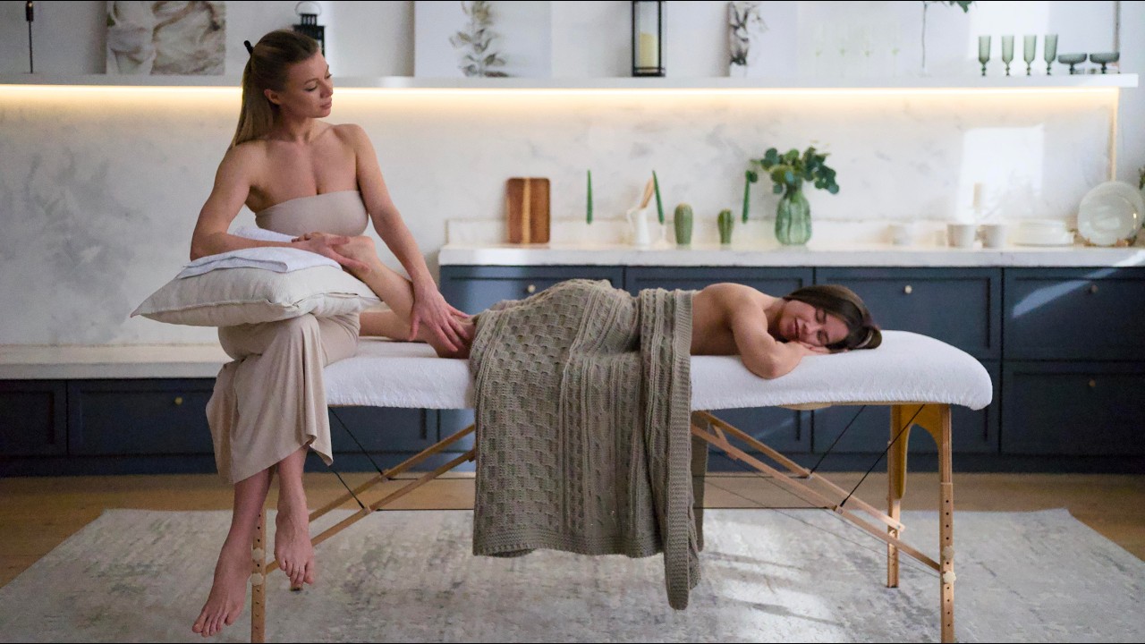 ASMR Foot Massage for Christina’s Relaxation