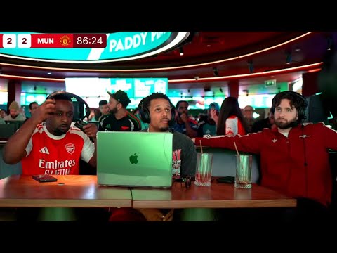 Arsenal 2-3 Man United GOAL REACTIONS