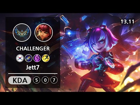 롤 챌린저 미드 애니 " Jett7 " | Patch 13.11