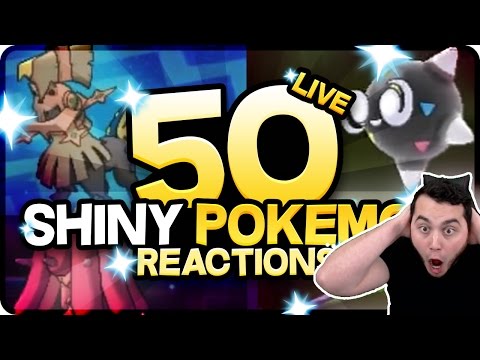 50 AMAZING SHINY POKEMON REACTIONS! Pokemon Sun and Moon Shiny Montage!