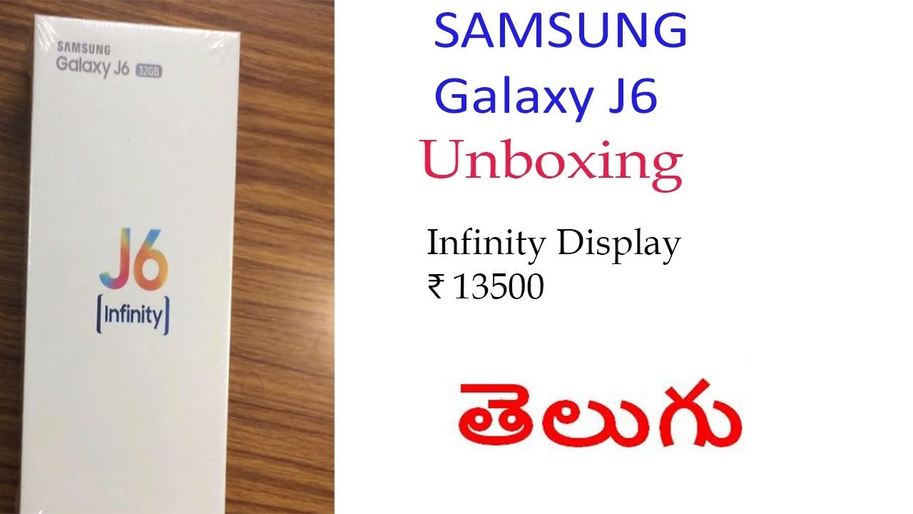 Samsung galaxy J6 unboxing in telugu
