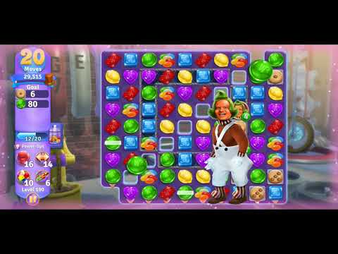 Willy Wonka's World of Candy - Level 190 Complete - No Hacks / No Boosters (Android/IOS)