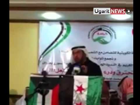 كلمة رئيس البرلمان العربي د  علي الدقباسي في ندوة نصرة للثورة السورية بعنوان حمص تحترق ودرعا تباد وادلب تشتعل