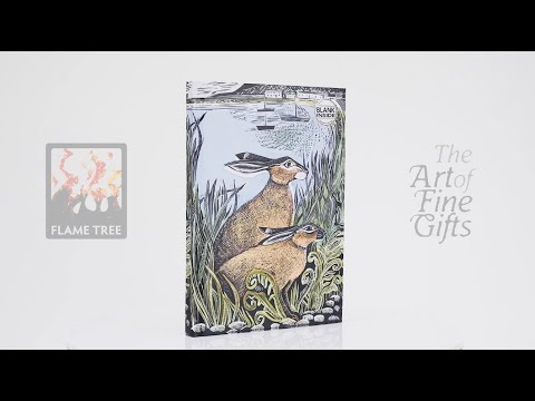 Angela Harding: Rathlin Hares (Foiled Blank Journal)