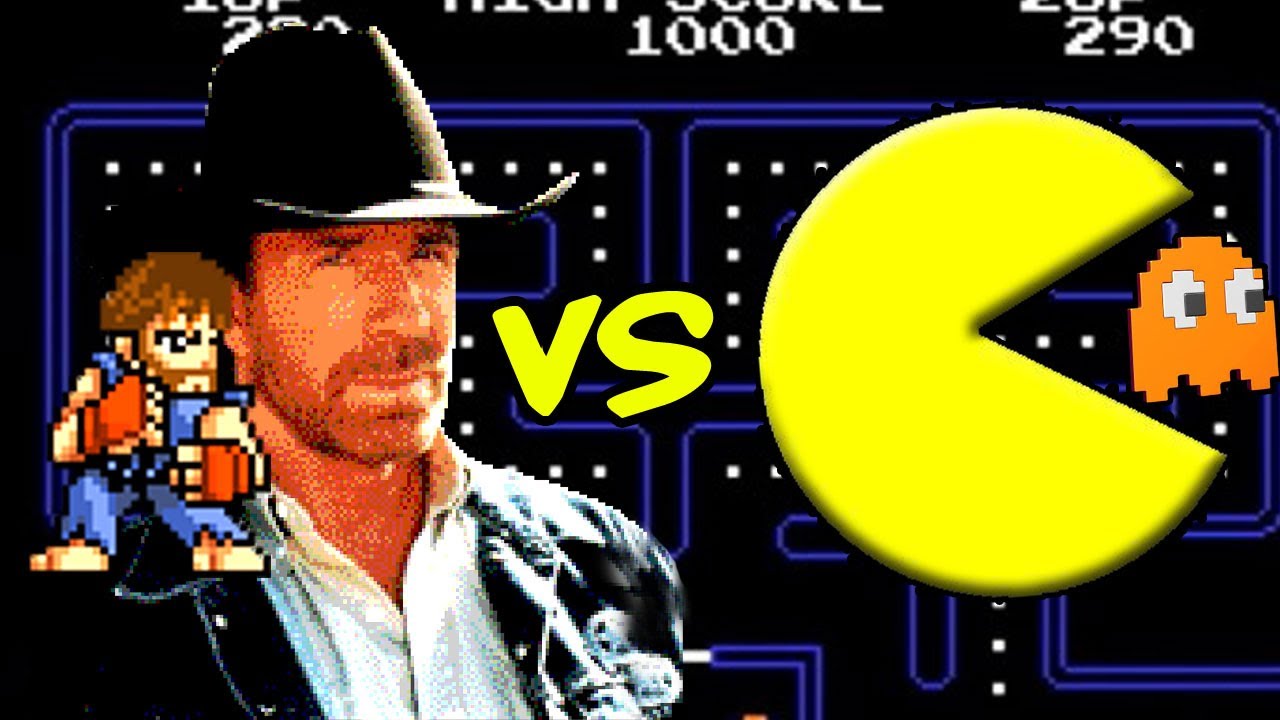 Chuck Norris vs Pac Man