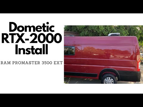 Dometic RTX 2000 Air Conditioner install in Ram Promaster 3500 Extended