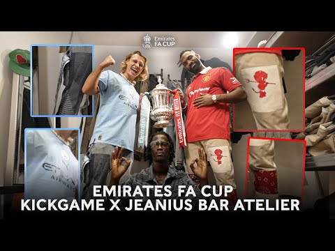 Picking Up Fresh Threads for The FA Cup Final With Jeanius Bar Atelier👖🏆 | Emirates FA Cup 2022-23