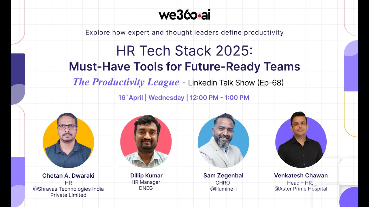 HR Tech Stack 2025: Must-Have Tools for Future-Ready Teams | The Productivity League