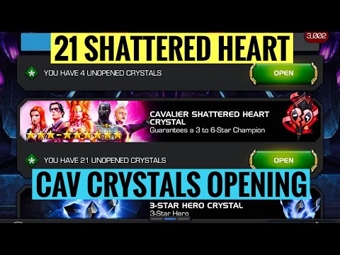 21 CAVALIER SHATTERED HEART CRYSTALS| MARVEL CONTEST OF CHAMPIONS (MCOC)