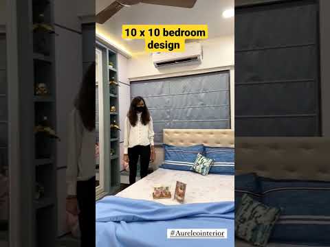10 x 10 Bedroom design #shorts #bedroomdesign