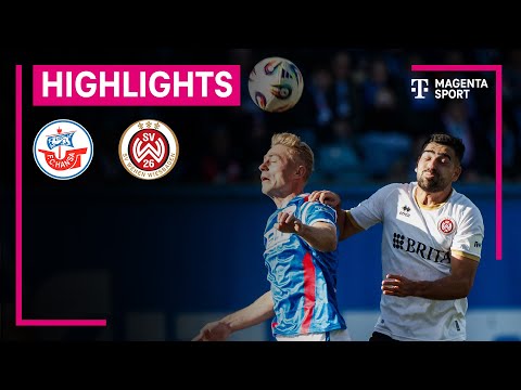 Hansa Rostock - Wehen Wiesbaden | Highlights 3. Liga | MAGENTA SPORT