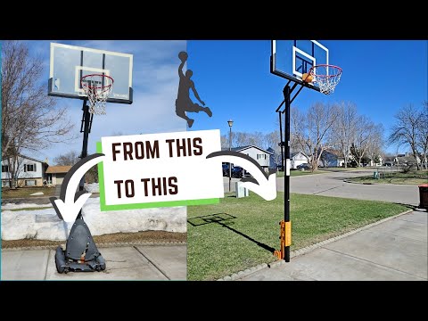 Upgrade Your Kids' Court by Converting your Portable Basketball Hoop to an In-Ground Basketball Hoop