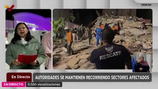 Alcaldesa Carmen Meléndez tras dos terremotos ocurridos en Venezuela este 24 junio 2026