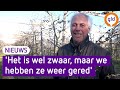 Fruitbomen beregenen na de vrieskou