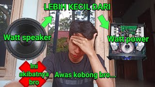 Download lagu Watt power lebih besar dari speaker Ga bahaya ta... mp3 Download lagu Watt power lebih besar dari speaker Ga bahaya ta... mp3