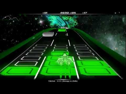 Audiosurf: Filterfunk - S.O.S. (Message in a Bottle)