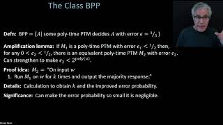 23. Probabilistic Computation, BPP