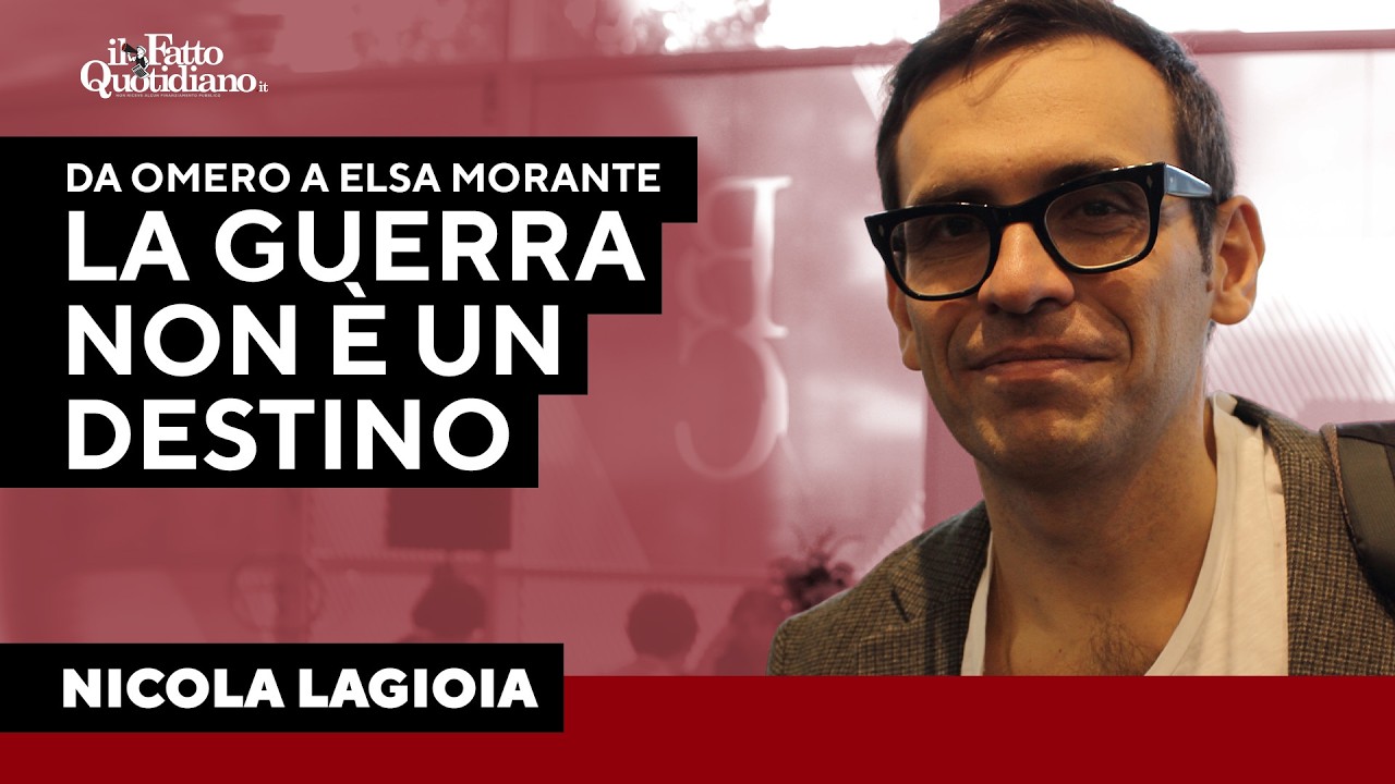 Lagioia spiega perché la guerra non è destino ma una scelta. La lezione al Salone di Torino.