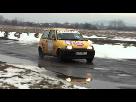 P. Krawczyk / M. Kołodziej Fiat Cinqecento - KJS "Rajd Zimowy 2011" Jedlicze Krosno  - 2011-02-06