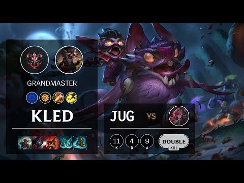 Kled Jungle vs Vi - EUNE Grandmaster Patch 10.5