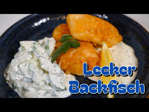 Der beste Backfisch der Welt - mit Remoulade und Gurkensalat