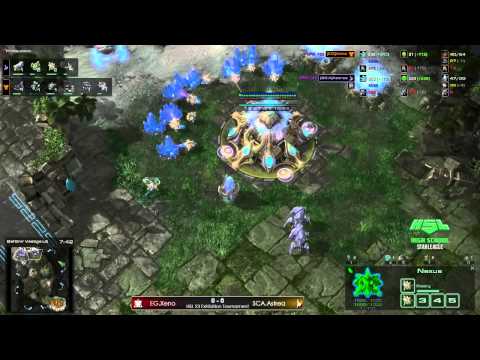 HSL SC2 - Xenocider vs Astrea - Game 1 - Season 3 Exhibition Tournament - Ro4