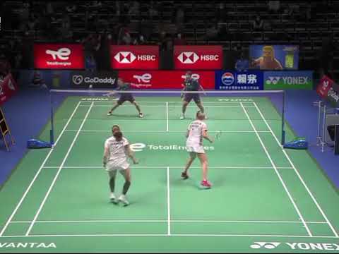 Sudirmancup 2021 gresia poli/apriyani rahayu kalahkan Denmark hingga skor 2-2