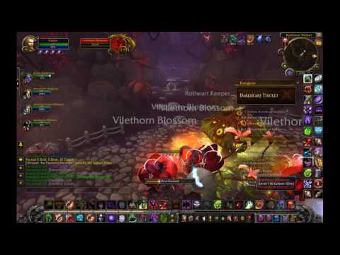 WoW Legion PvE Gameplay Patch 7.2 - Heroic Darkheart Thicket speed run on Warlock