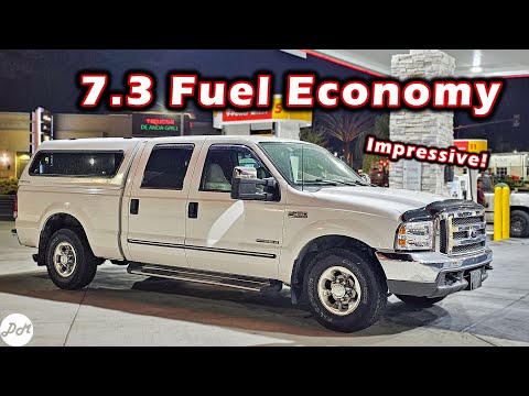 Ford F-350 Super Duty Powerstroke 7.3 Diesel – MPG Test | Highway Fuel Economy & Range