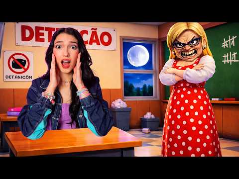A PROFESSORA ASSUSTADORA ME COLOCOU NA DETENÇÃO
