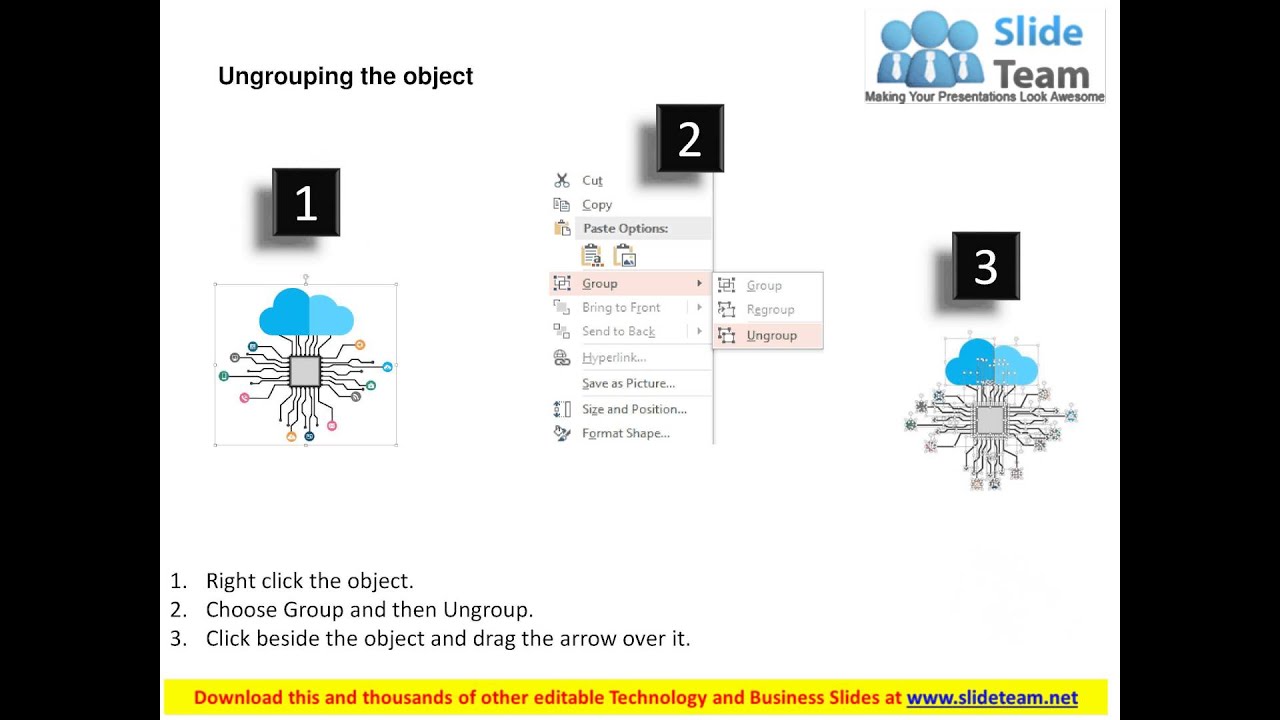 cloud computing network with apps powerpoint template