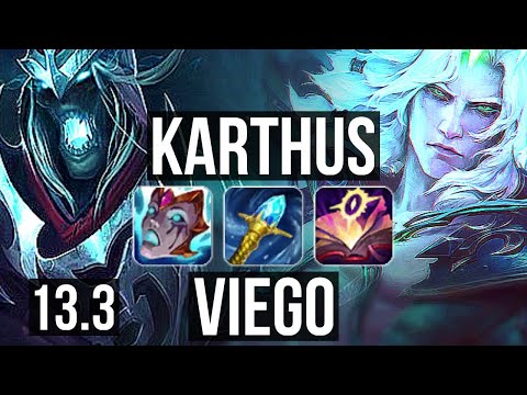 KARTHUS vs VIEGO (JNG) | Quadra, 8 solo kills, 600+ games | EUW Master | 13.3