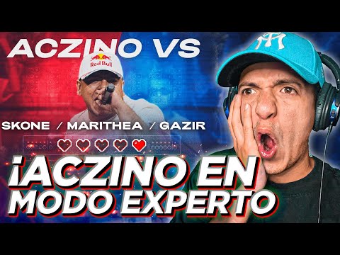¡LA ÚLTIMA VIDA DE ACZINO! | SKIPER REACCIÓNA a ACZINO vs SKONE, GAZIR, MARITHEA | RED BULL 5 VIDAS