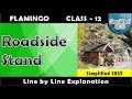 A Roadside Stand  | Class 12 - Flamingo | Line by Line Explanation