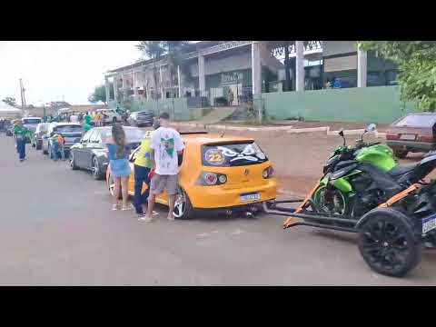 Veja vídeo do bandeiraço do Flávio em cabeceira de Goiás 