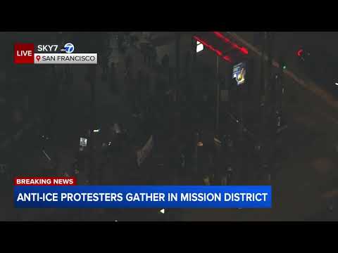 Protest held in San Francisco following deadly ICE shooting of 37-year-old-woman in Minneapolis