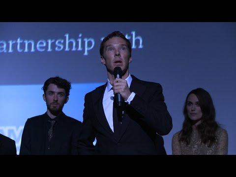 Thumbnail of the video: Introduction to The Imitation Game Gala screening | BFI #LFF